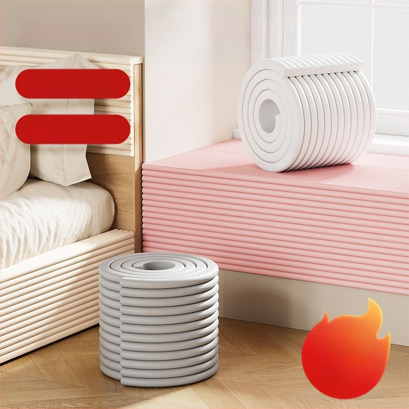 Παιδική λωρίδα προστασίας παραθύρου για περβάζι, παχύτερη και φαρδύτερη, με άκρη περιγράμματος και ζεστή επιφάνεια ποδιών