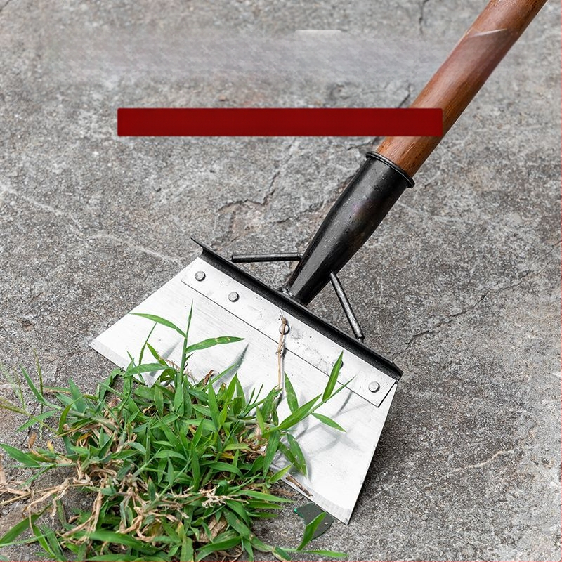 Sniego šluota iš mangano plieno su dantyta briauna – skirta sniego šalinimui, mėšlo tvarkymui ir buitinėms valymo darbams