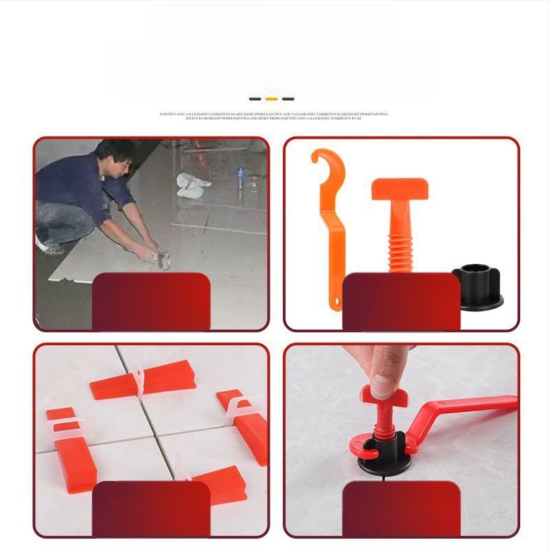 Нивелир за плочки – бърз и рециклируем подравнител за полагане на керамични плочки, универсален модел