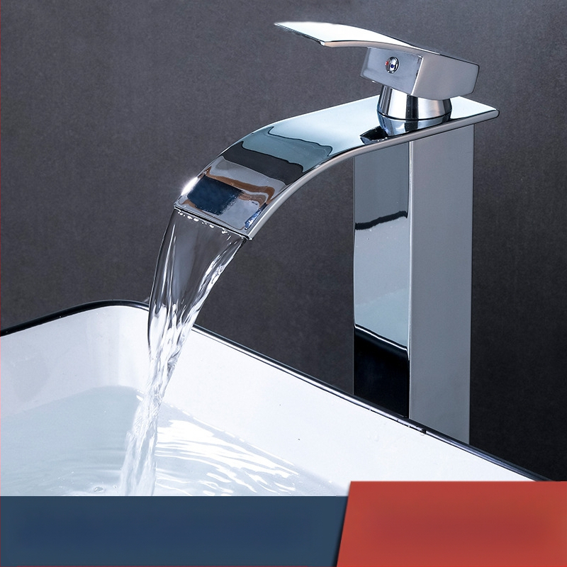 Maišymo praustuvo čiaupas, 304 nerūdijančio plieno, keraminis kasetinis vožtuvas, vieno skylės montavimas, 1/2`` įėjimas/išėjimas, darbinė temperatūra 0–90°C