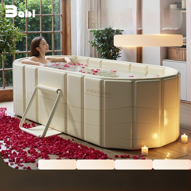 Senxi sulankstoma vonia – tarpaulin iš medžiagos, viso kūno vonia namų naudojimui, suaugusiems ir vaikams