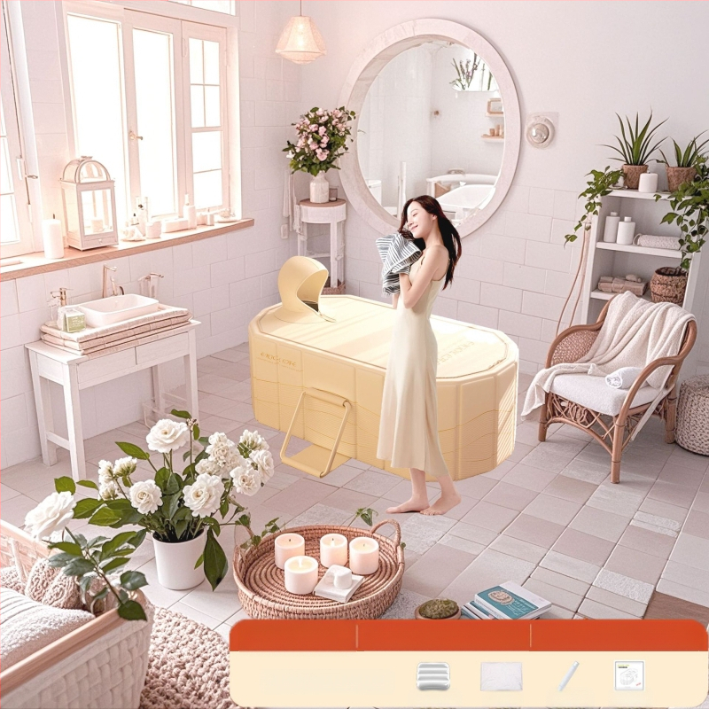 Senxi sulankstoma vonia – tarpaulin iš medžiagos, viso kūno vonia namų naudojimui, suaugusiems ir vaikams