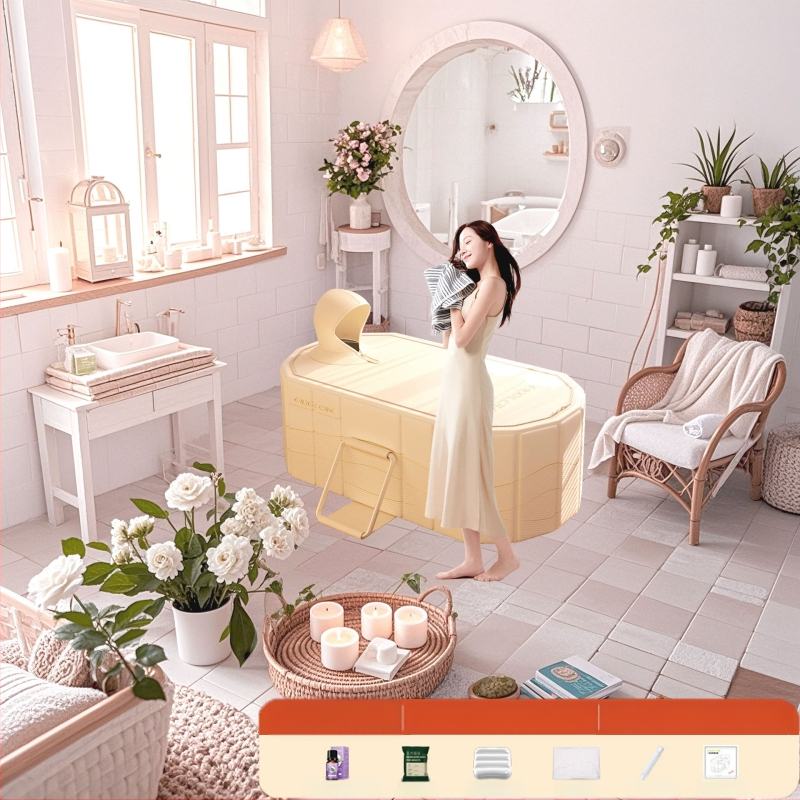 Senxi sulankstoma vonia – tarpaulin iš medžiagos, viso kūno vonia namų naudojimui, suaugusiems ir vaikams