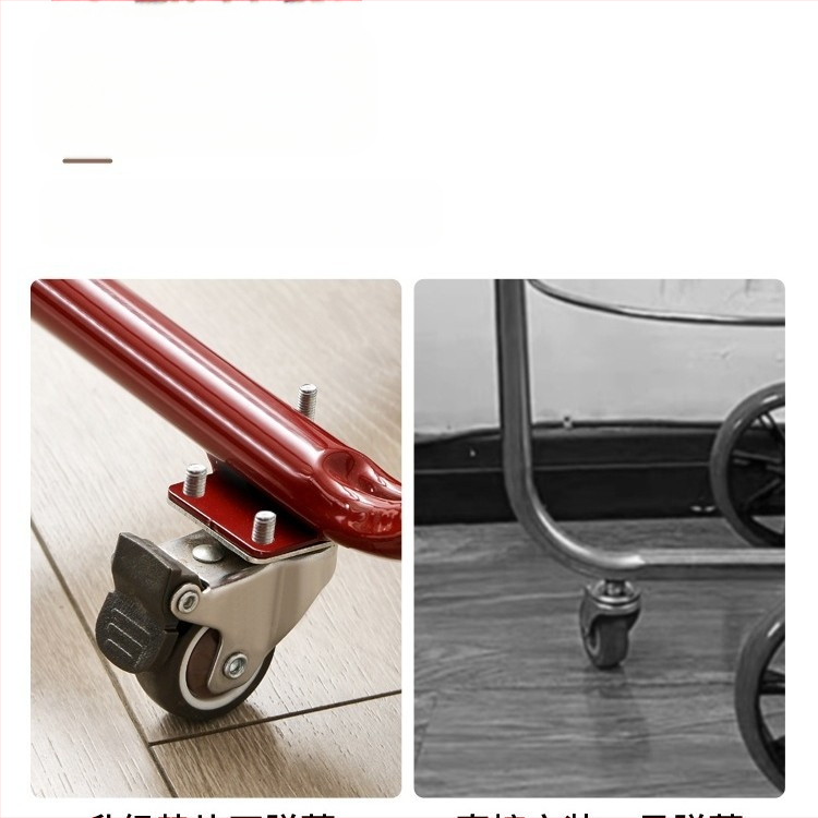 Saklupjama rokas vilkšanas rikšis, piemēroti mājai un darbnīcai, daudzfunkcionāla pārvadāšana ūdens kannām, atkritumiem un gāzes cilindriem