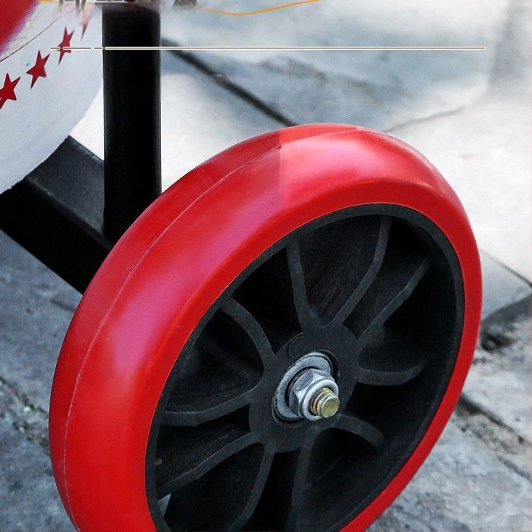 Saklupjama rokas vilkšanas rikšis, piemēroti mājai un darbnīcai, daudzfunkcionāla pārvadāšana ūdens kannām, atkritumiem un gāzes cilindriem