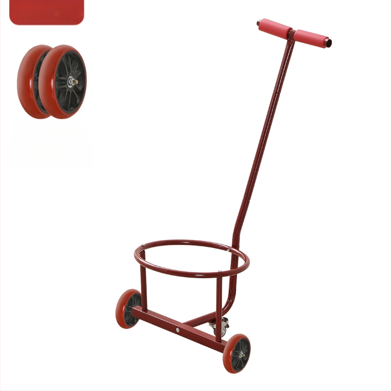 Saklupjama rokas vilkšanas rikšis, piemēroti mājai un darbnīcai, daudzfunkcionāla pārvadāšana ūdens kannām, atkritumiem un gāzes cilindriem
