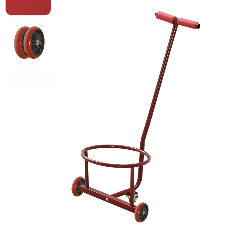 Saklupjama rokas vilkšanas rikšis, piemēroti mājai un darbnīcai, daudzfunkcionāla pārvadāšana ūdens kannām, atkritumiem un gāzes cilindriem