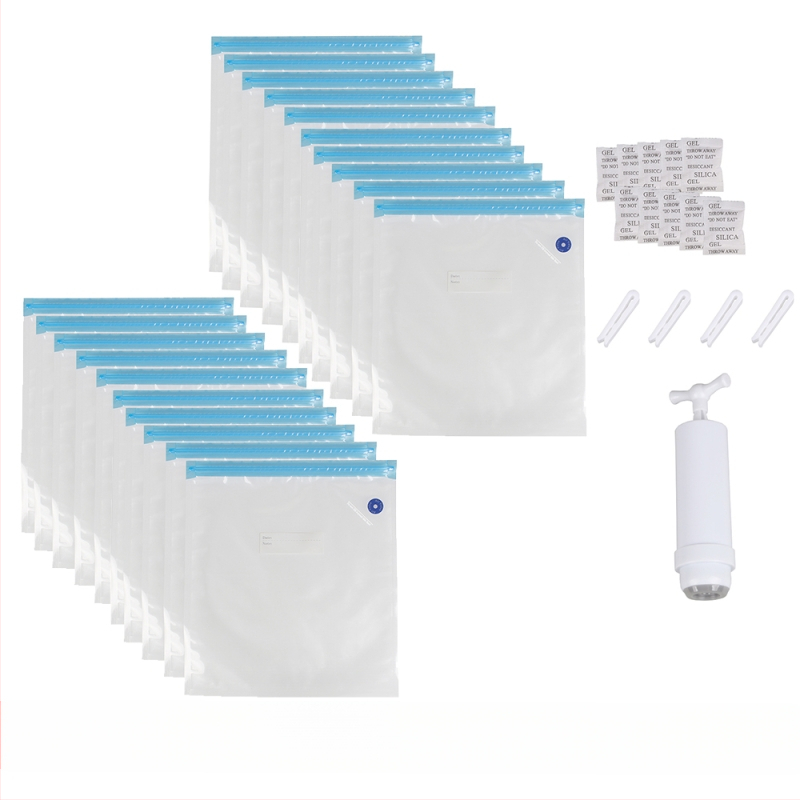 3D печат на консумативи: вакуумна торба с ръчно/автоматично извличане на въздуха за запечатано компресирано съхранение на материали