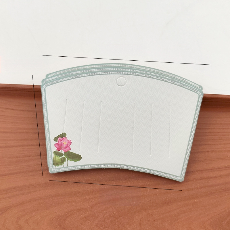 DIY бижутерски аксесоари от хартия - декоративни карти за опаковка с печат, модел Kazhi, лято 2025