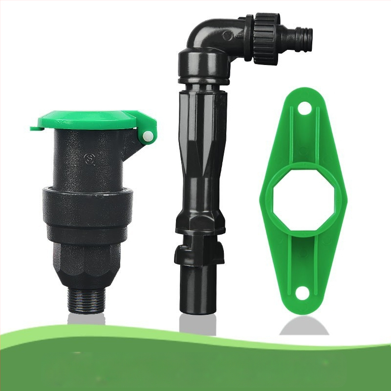 Lauko vejų laistymo sistema su automatiniu purškimu ir mikro purkštuvais, vandens vamzdis/žarna; Importuoti: Ne