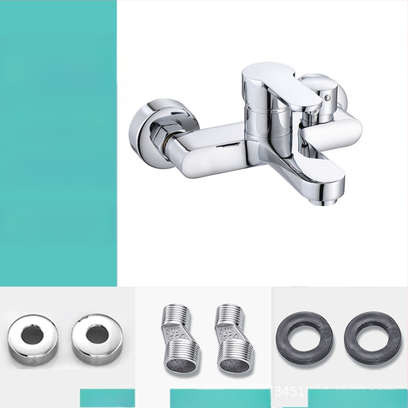 Vonios kambario trijų krypčių maišytuvo su šoniniu atidarymu, vario lydinio korpusas, keraminių diskinių vožtuvų, modelis 8889, sieninis montavimas