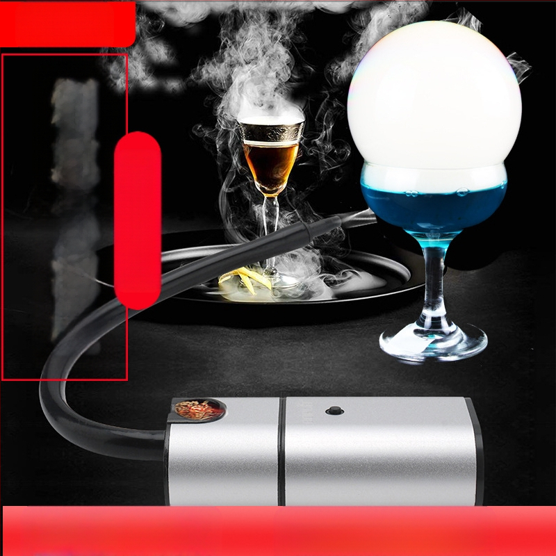 Maisto rūkymo rinkinys, molekulinė gastronomija, kokteiliai, meninis patiekalo pateikimas, prancūziškas stilius