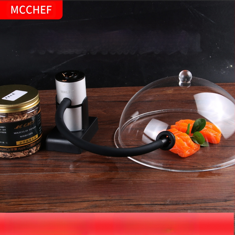 Maisto rūkymo rinkinys, molekulinė gastronomija, kokteiliai, meninis patiekalo pateikimas, prancūziškas stilius