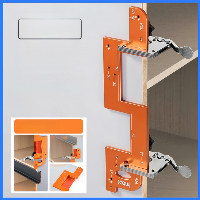 Aliuminio lydinio profilio įpjovimo forma be rankenos, dviejų paskirčių U formos įpjovimo forma medienos apdirbimui