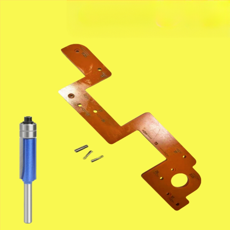 Aliuminio lydinio profilio įpjovimo forma be rankenos, dviejų paskirčių U formos įpjovimo forma medienos apdirbimui