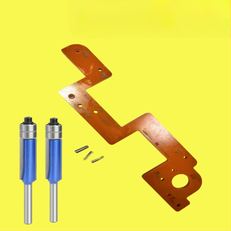 Aliuminio lydinio profilio įpjovimo forma be rankenos, dviejų paskirčių U formos įpjovimo forma medienos apdirbimui