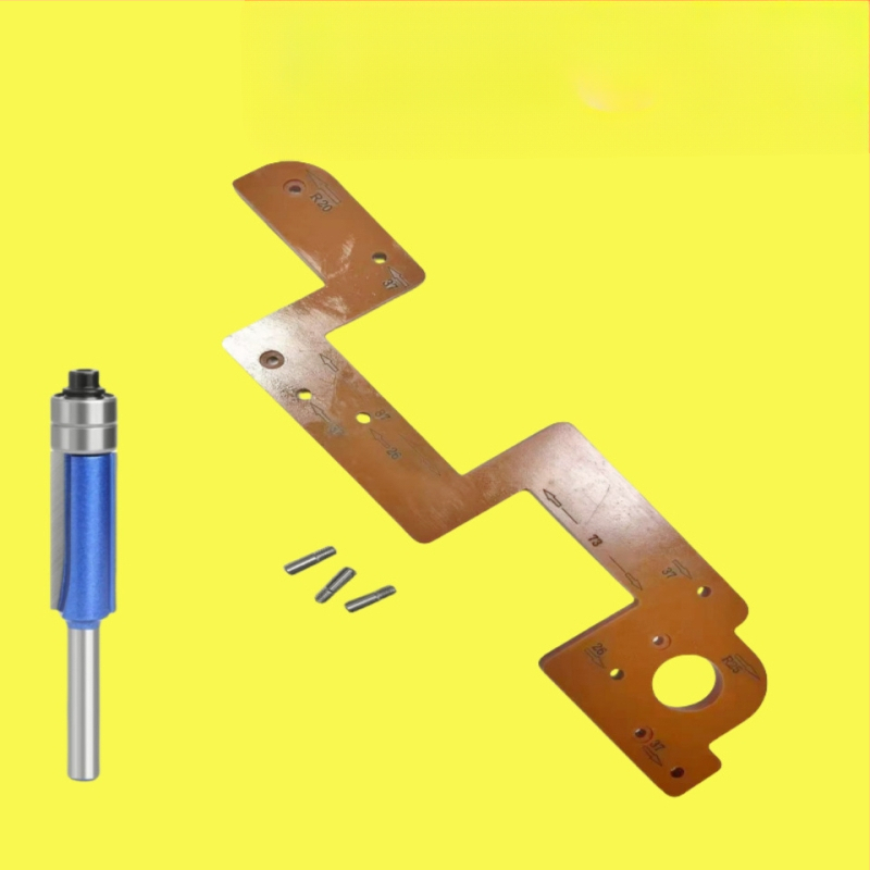 Aliuminio lydinio profilio įpjovimo forma be rankenos, dviejų paskirčių U formos įpjovimo forma medienos apdirbimui