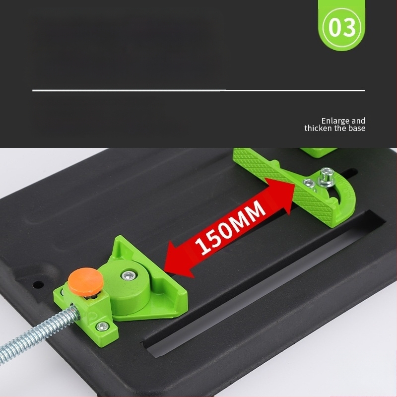 Държач за ъглошлайф с издърпващ прът, универсална многофункционална стойка за електрически шлайф, 12V