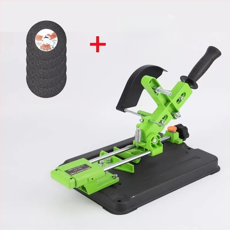 Държач за ъглошлайф с издърпващ прът, универсална многофункционална стойка за електрически шлайф, 12V