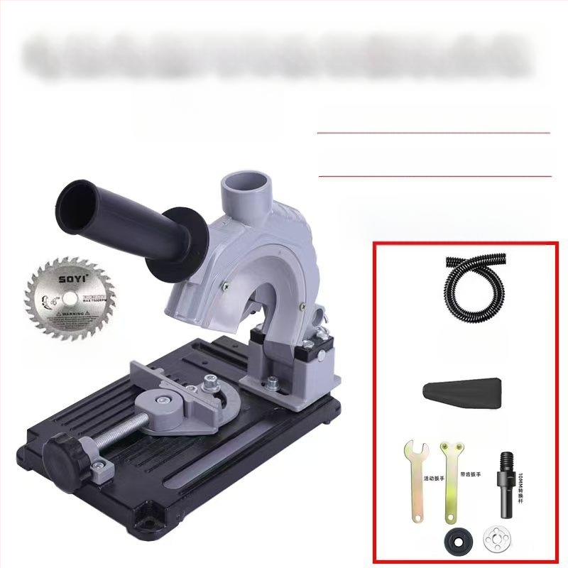 Държач за ъглошлайф с издърпващ прът, универсална многофункционална стойка за електрически шлайф, 12V