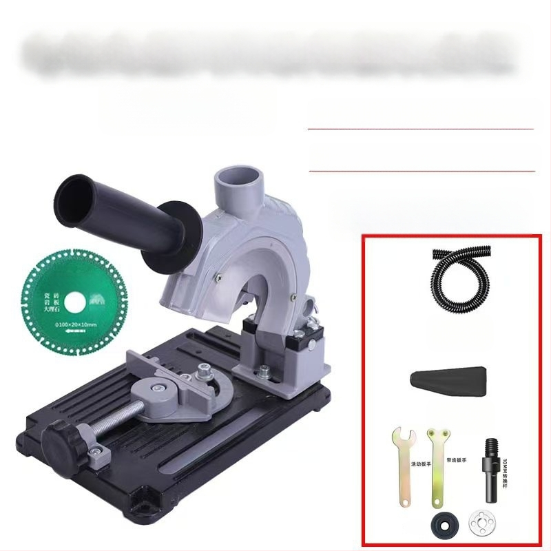 Държач за ъглошлайф с издърпващ прът, универсална многофункционална стойка за електрически шлайф, 12V