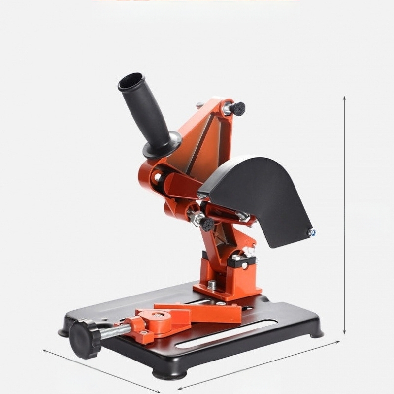 Държач за ъглошлайф с издърпващ прът, универсална многофункционална стойка за електрически шлайф, 12V