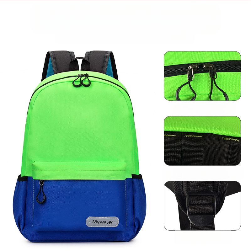 Ученическа раница за начално училище, унисекс с дизайн за облекчаване на товара, Oxford плат, дишаща и износоустойчива, презрамки с въздушна възглавница, за училищно обучение