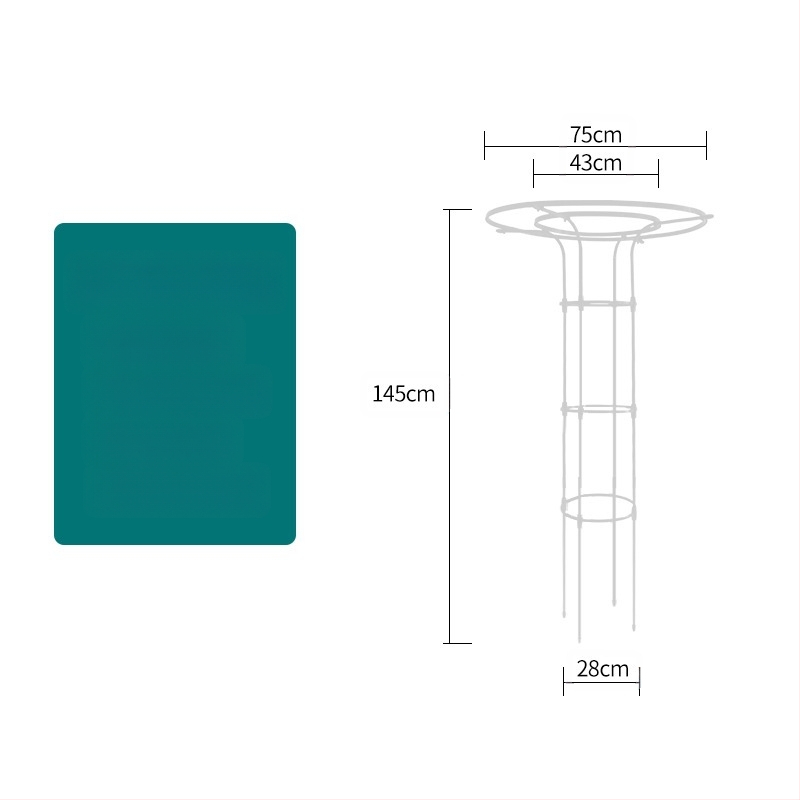 Kopimoji rėmas augalams su gėlių vazonų laikikliu ir balkono lentyna, plieninės vamzdžiai su plastiko danga, pastoralinis stilius, derinamas naudojimas