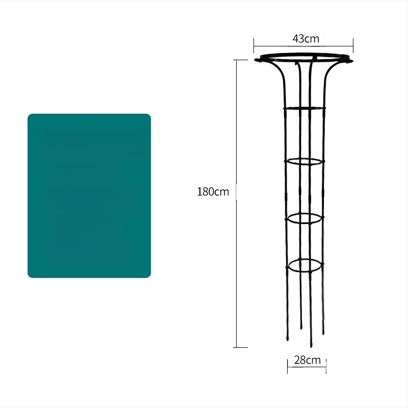 Kopimoji rėmas augalams su gėlių vazonų laikikliu ir balkono lentyna, plieninės vamzdžiai su plastiko danga, pastoralinis stilius, derinamas naudojimas