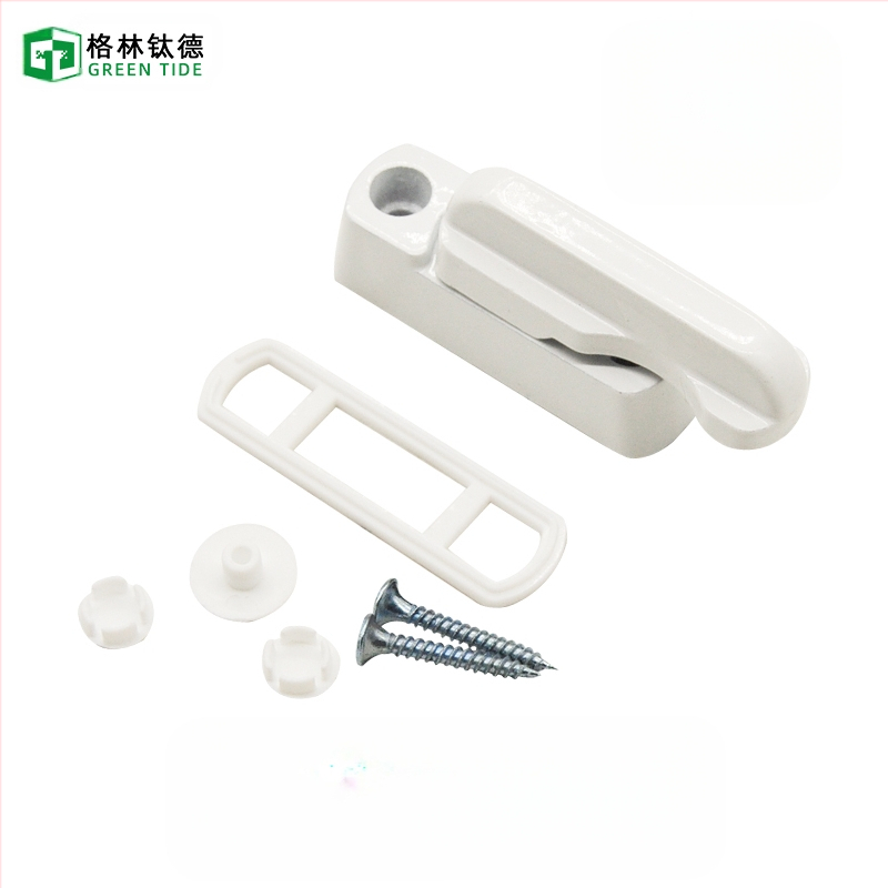 T tipo durų ir langų spyna, be gręžimo, lydinio, su raktu, prieš vagystę