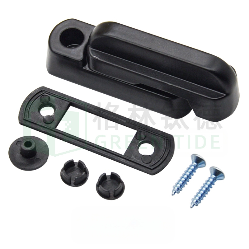 T tipo durų ir langų spyna, be gręžimo, lydinio, su raktu, prieš vagystę