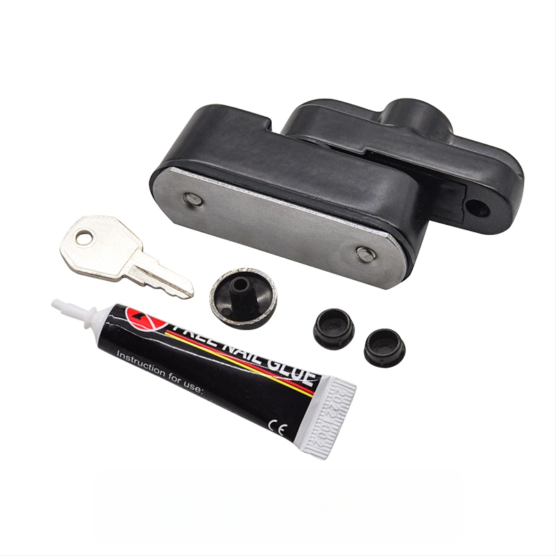 T tipo durų ir langų spyna, be gręžimo, lydinio, su raktu, prieš vagystę