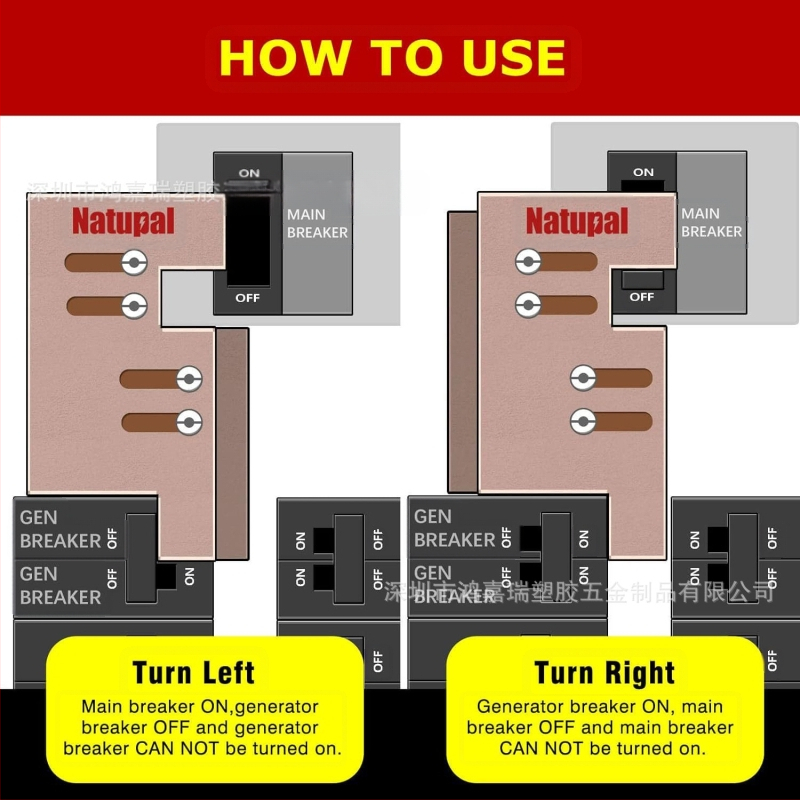 CH5 генераторна интерлок връзка за веригата на генератора – алуминиева сплав, модел CH5, за части на генератора