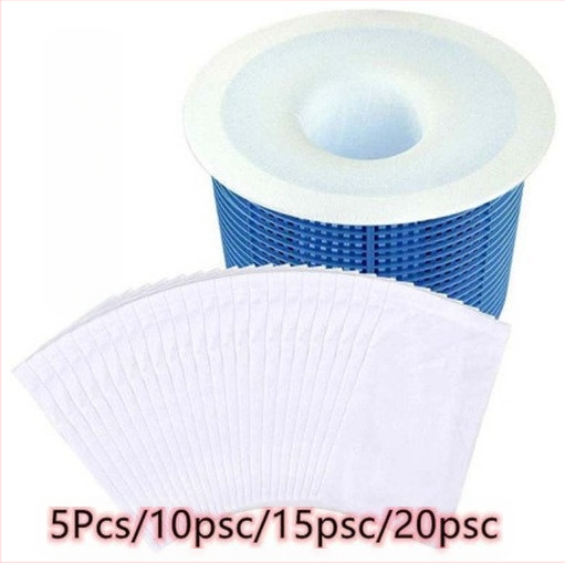 Σετ μικροπόρων φιλτράδων πισίνας για σκούμπερ - μη υφαντό ύφασμα, 10 τεμ., 70 g