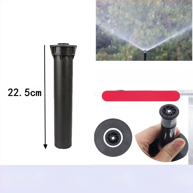 Guangying užkasamas teleskopinis purkštuvas su 360° sukimu, skirtas laistymui vejo ir sode (inžineriniai plastikai)