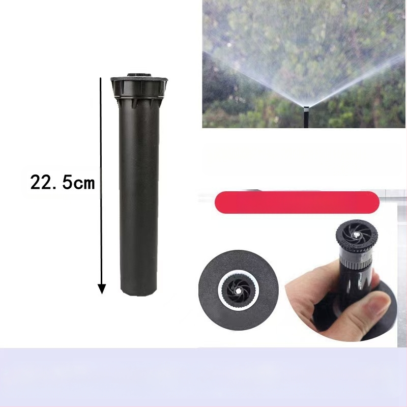 Guangying užkasamas teleskopinis purkštuvas su 360° sukimu, skirtas laistymui vejo ir sode (inžineriniai plastikai)