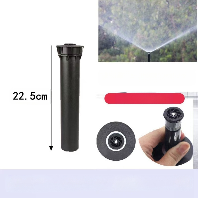 Guangying užkasamas teleskopinis purkštuvas su 360° sukimu, skirtas laistymui vejo ir sode (inžineriniai plastikai)