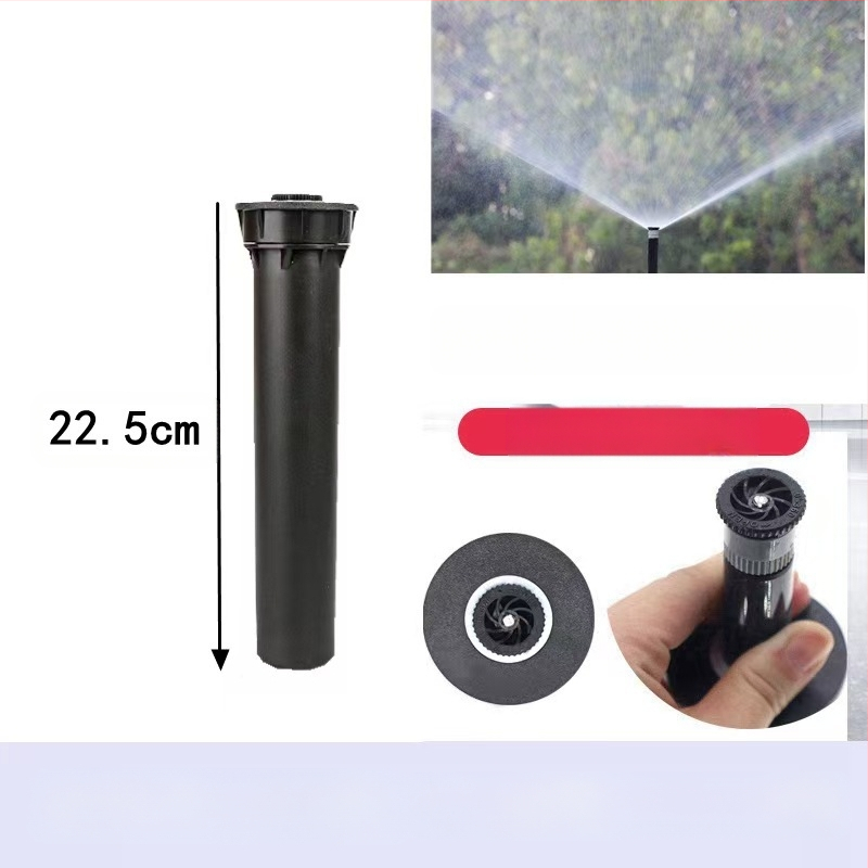 Guangying užkasamas teleskopinis purkštuvas su 360° sukimu, skirtas laistymui vejo ir sode (inžineriniai plastikai)