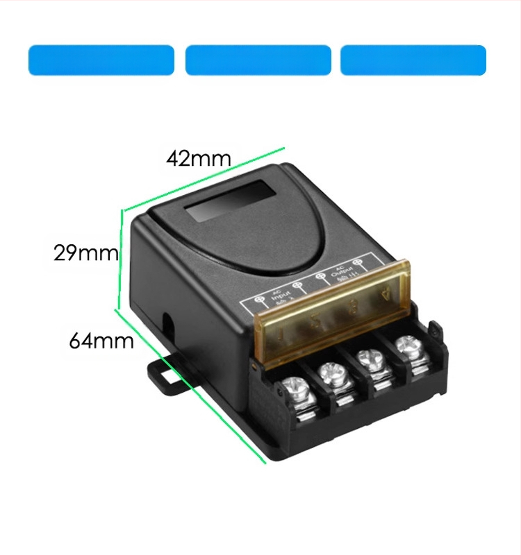 Belaidė nuotolinio valdymo jungiklis lempai ir varikliui – Ruiduo chuang