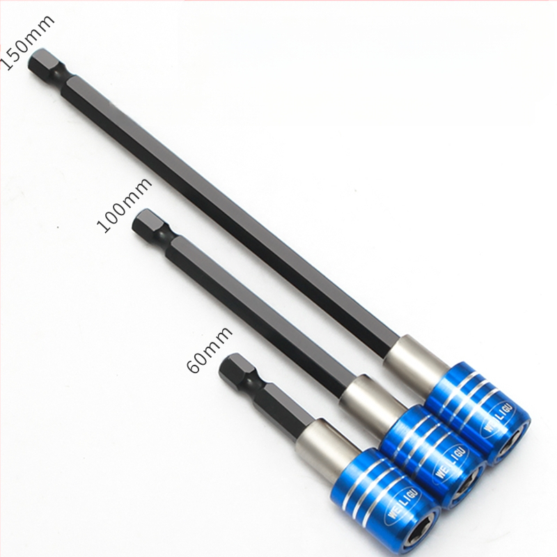 Magnetinis pratęsimo velenas elektriniam atsuktuvui — nerūdijantis plienas, savarankiškai užrakintas, bitų laikiklis