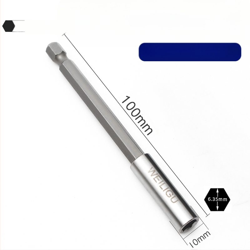 Magnetinis pratęsimo velenas elektriniam atsuktuvui — nerūdijantis plienas, savarankiškai užrakintas, bitų laikiklis