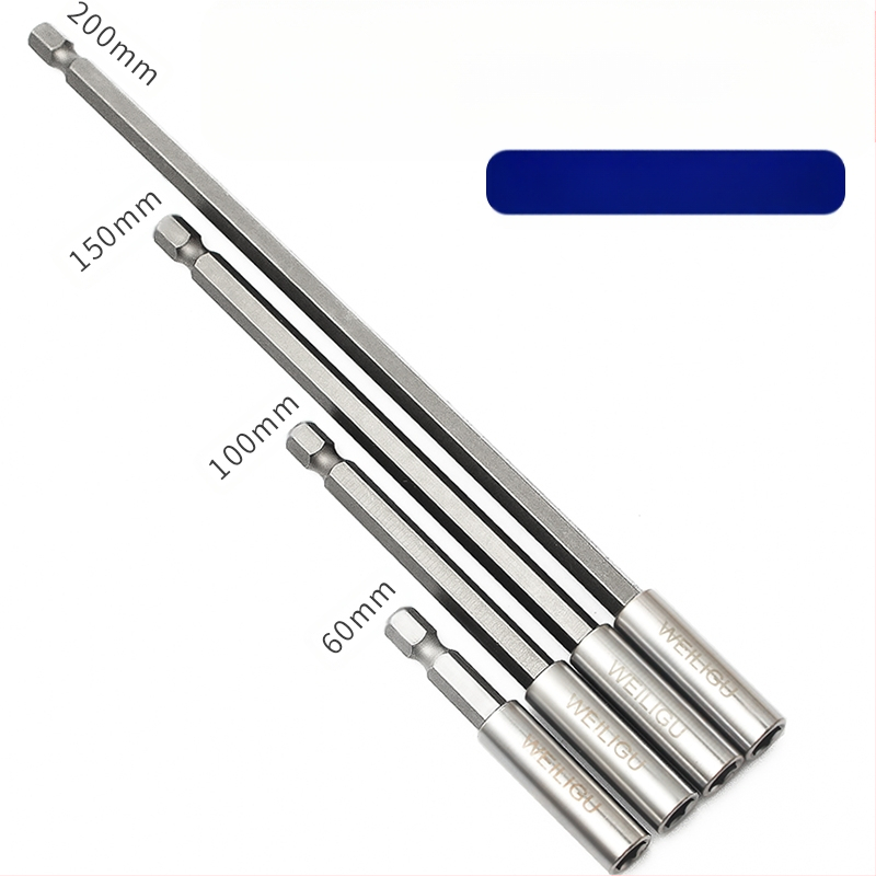 Magnetinis pratęsimo velenas elektriniam atsuktuvui — nerūdijantis plienas, savarankiškai užrakintas, bitų laikiklis