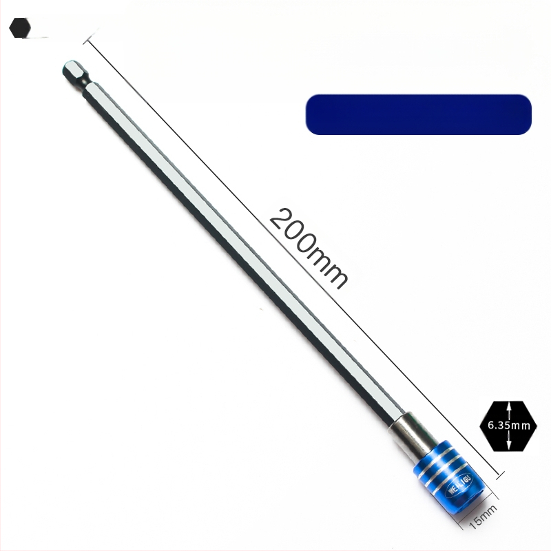 Magnetinis pratęsimo velenas elektriniam atsuktuvui — nerūdijantis plienas, savarankiškai užrakintas, bitų laikiklis