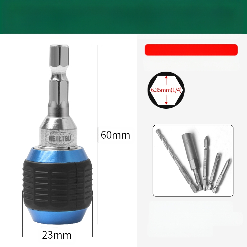 Magnetinis pratęsimo velenas elektriniam atsuktuvui — nerūdijantis plienas, savarankiškai užrakintas, bitų laikiklis