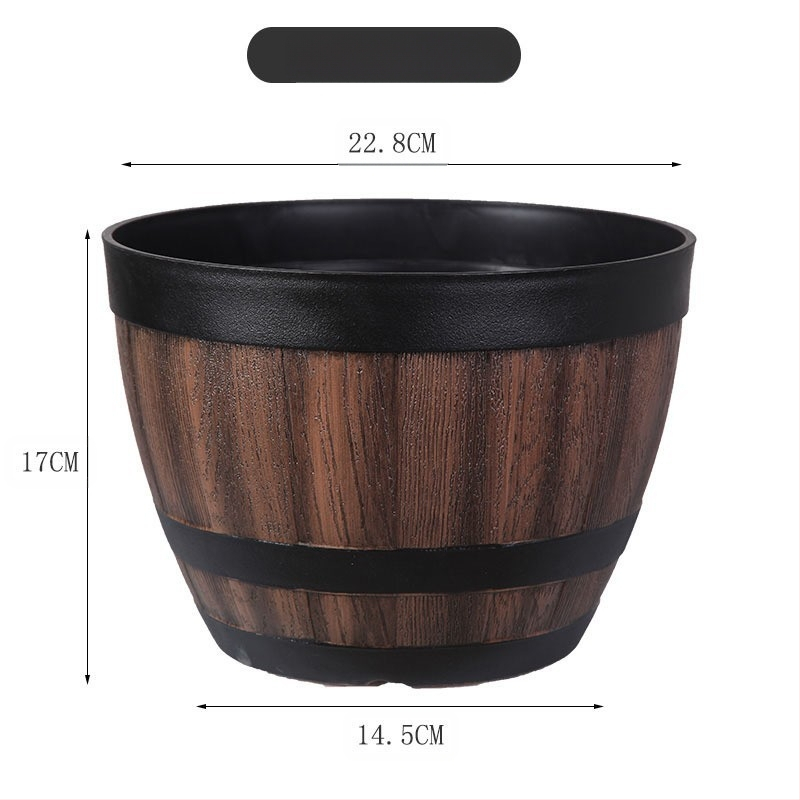 Цветарник от смола, подов модел, класически стил, за домашно градинарство