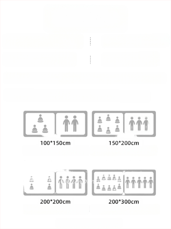 PVC piknika paklājs, Oxford audums, ūdensizturīgs, ārējai lietošanai, pārnēsājams