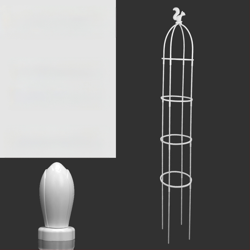 Sodininkystės lipančių augalų rėmas rožėms ir klematitėms, skėtis formos rėmas, grybos formos gėlių laikiklis, augalų palaikymo šakelė lauko naudojimui (Stilius: Pastoralinis; Augimo temperatūra: Kita; Augalų rūšys: Kita)