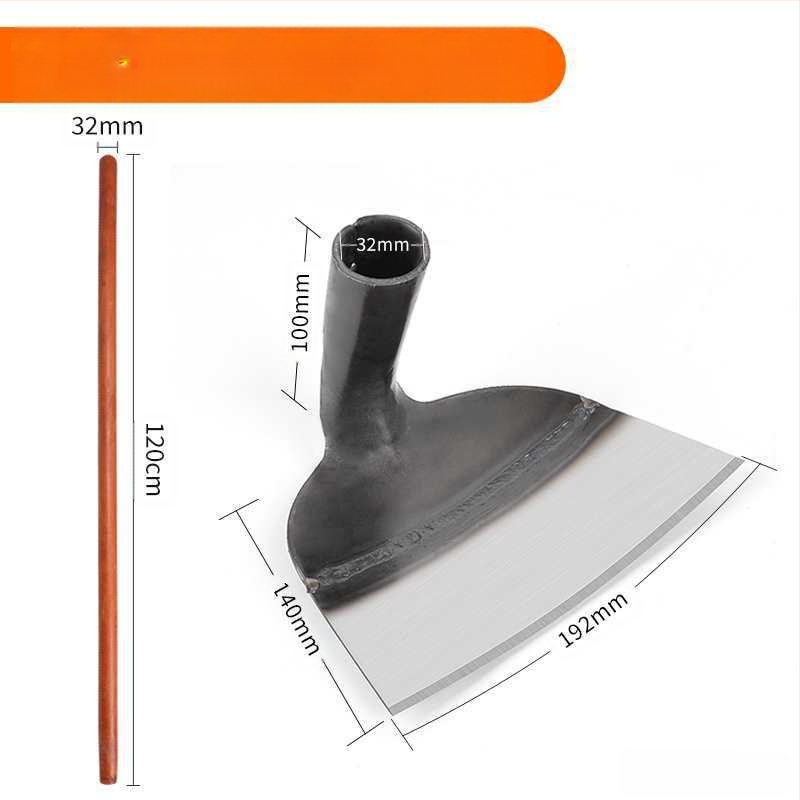 Mangano plieno sodo kastuvė, daugiafunkcinis įrankis ravėjimui, kasimui ir daržovių sodinimui