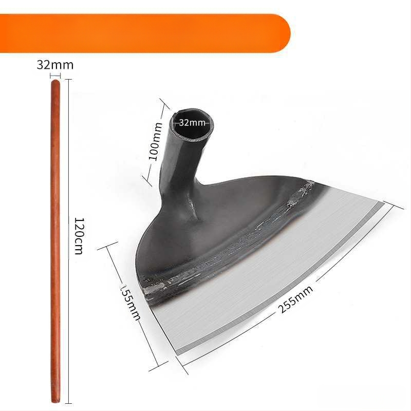 Mangano plieno sodo kastuvė, daugiafunkcinis įrankis ravėjimui, kasimui ir daržovių sodinimui