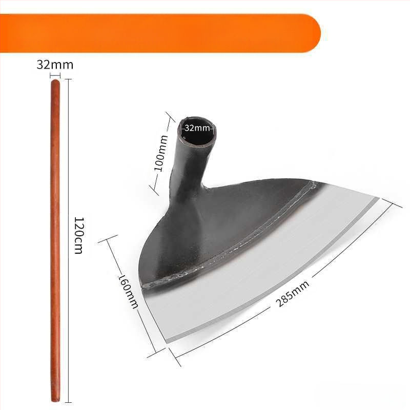 Mangano plieno sodo kastuvė, daugiafunkcinis įrankis ravėjimui, kasimui ir daržovių sodinimui